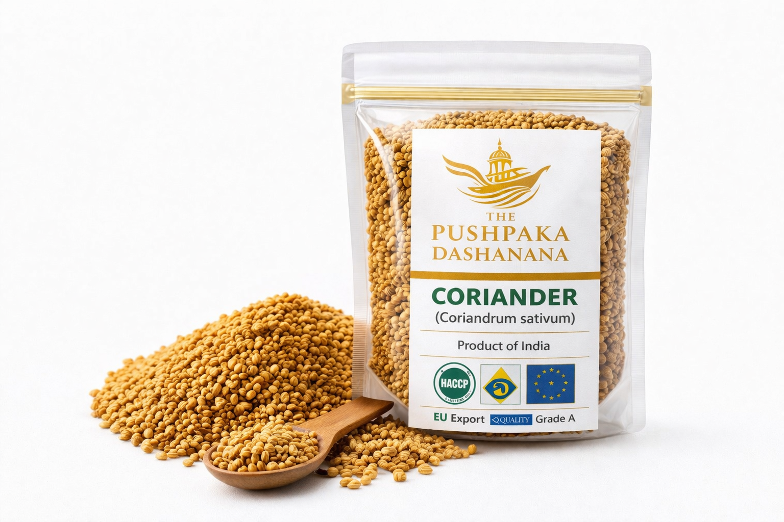 Coriander 25gm retail pouch